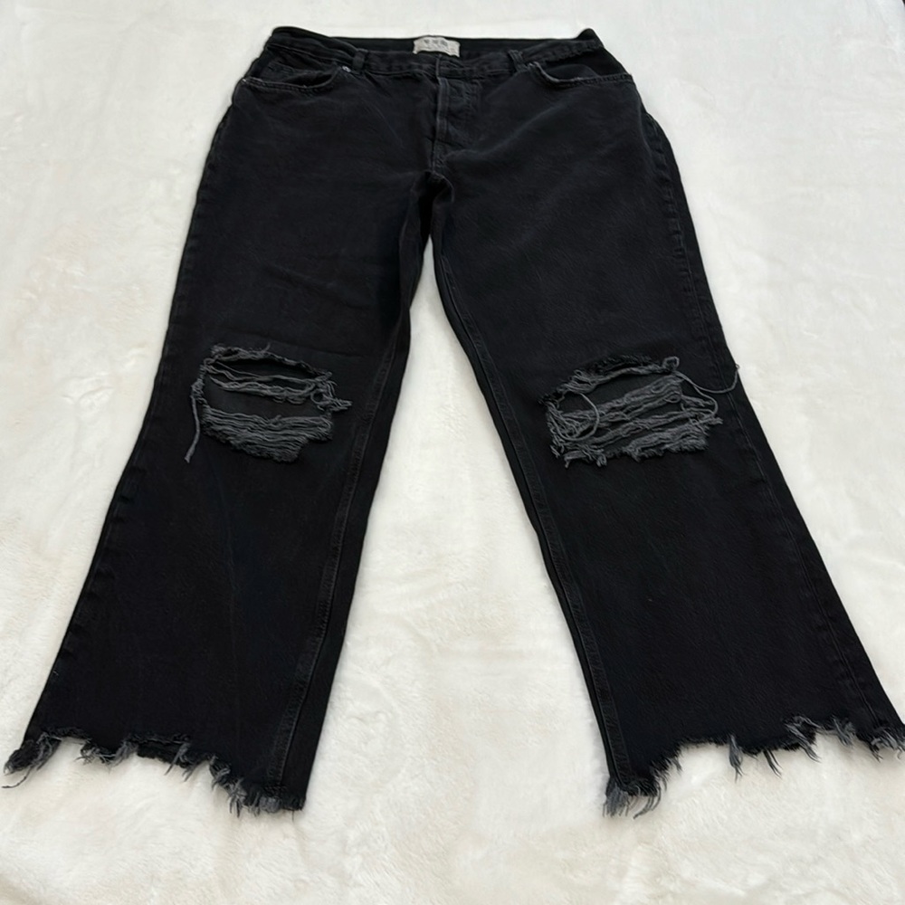 FREE PEOPLE Maggie Mid Rise Straight Size 31